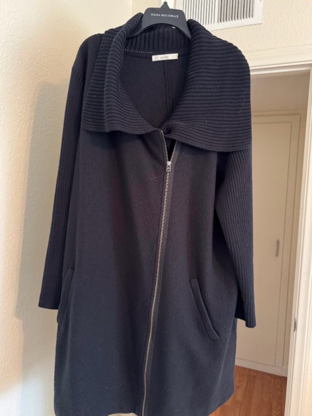 Sejour Wool Sweater Coat - Picture 5 of 5